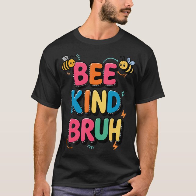 Been Kind Bumble Bee Kindness Girls Kinder Jungs T-Shirt (Vorderseite)