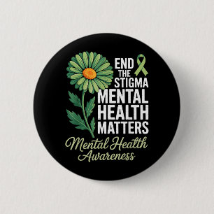 Beende Das Stigma Psychische Gesundheit Bewusstsei Button