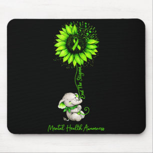 Beende das Stigma psychische Gesundheit Bewusstsei Mousepad