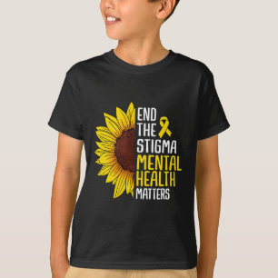 Beende das Stigma Psychische Gesundheitsprobleme M T-Shirt