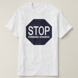 Beenden des Finning-Haisigne T-Shirt
