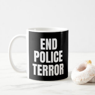 Beenden des Polizeiwechsels Kaffeetasse