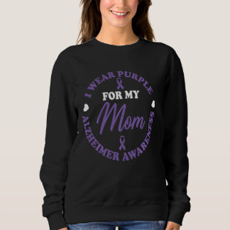 Beenden Sie Alz ich tragen Lila für meine Mama Alz Sweatshirt