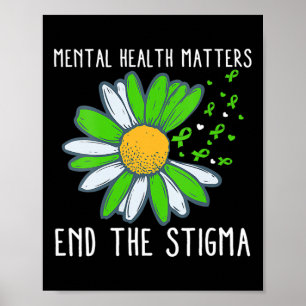 Beenden Sie das Bewusstsein für psychische Gesundh Poster