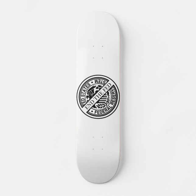 Beenden Sie das Gefüttert Bundesstaatliche Reserve Skateboard (Vorderseite)