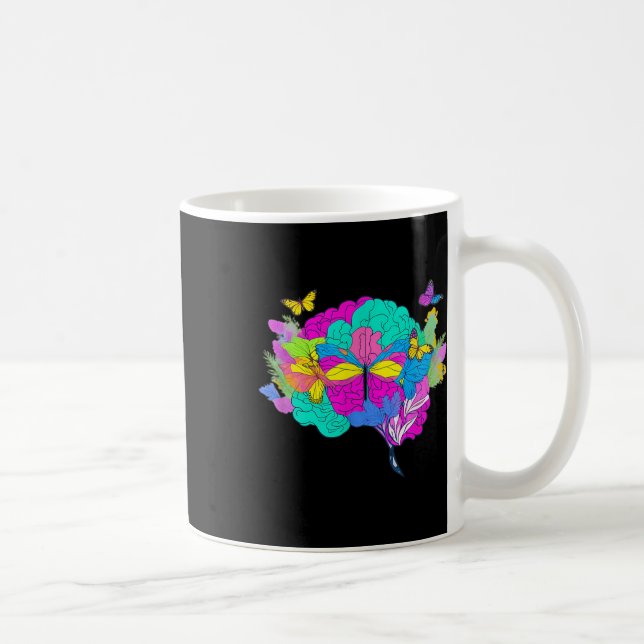 Beenden Sie das psychische Bewusstsein der Stigma  Kaffeetasse (Rechts)