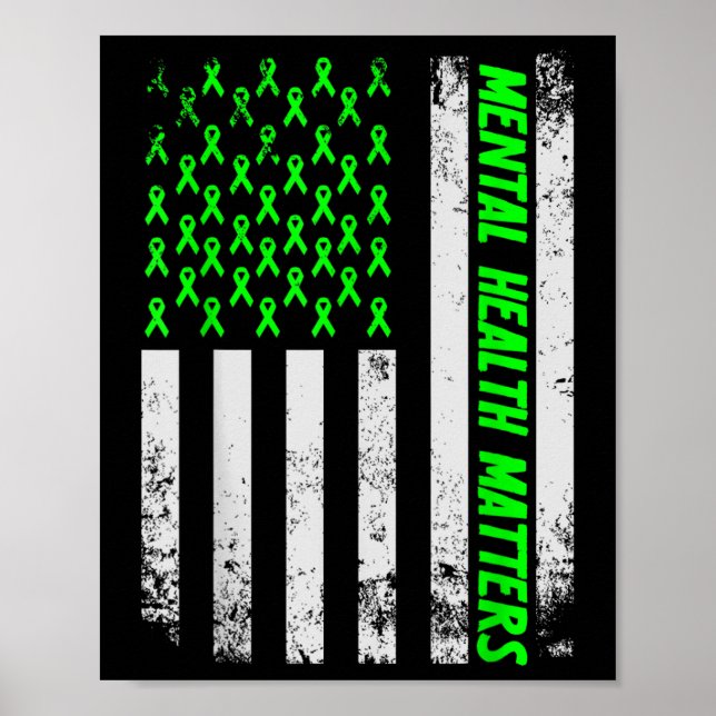 Beenden Sie das psychische Bewusstsein der Stigma  Poster (Vorne)