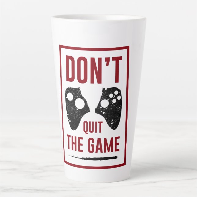 Beenden Sie das Spiel nicht Milchtasse (Vorderseite)