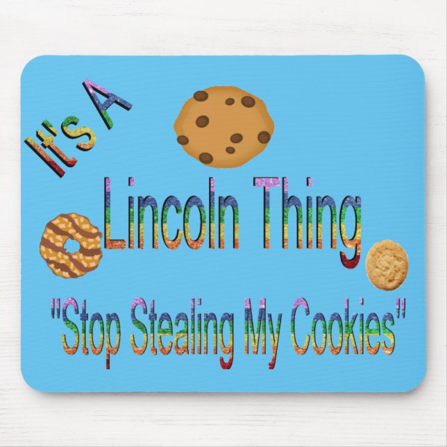 Beenden Sie das Stehlen meiner Cookies Mousepad (Vorne)
