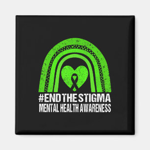 Beenden Sie das Stigma Mental Health Awareness Gre Magnet