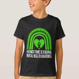 Beenden Sie das Stigma Mental Health Awareness Gre T-Shirt