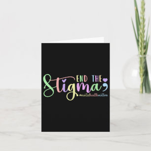 Beenden Sie das Stigma Mental Health S Awareness S Karte