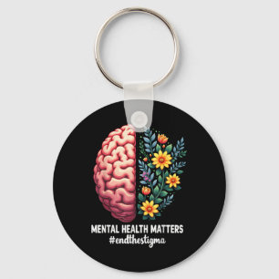 Beenden Sie das Stigma Psychische Gesundheit durch Schlüsselanhänger