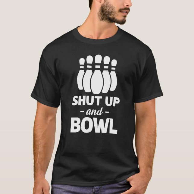 Beenden Sie den Bowling Bowling Player T-Shirt (Vorderseite)