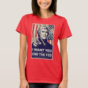 Beenden Sie den Gefüttert Jeffersonian-T - Shirt