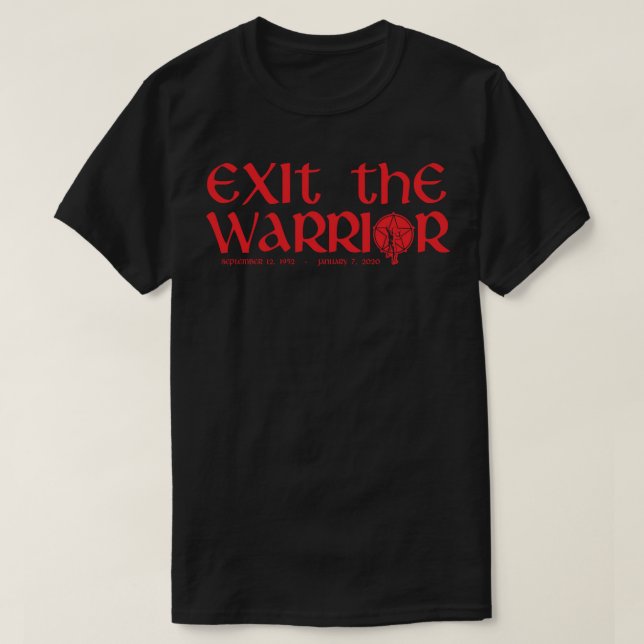 Beenden Sie den Krieger T-Shirt (Design vorne)