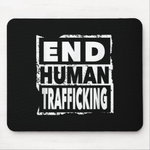 Beenden Sie den Menschenhandel Rettend Kinder und Mousepad