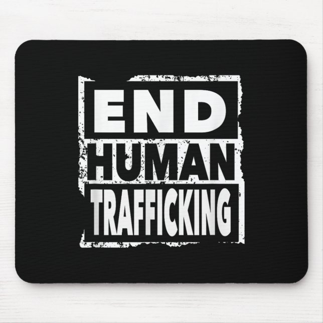 Beenden Sie den Menschenhandel Rettend Kinder und  Mousepad (Vorne)