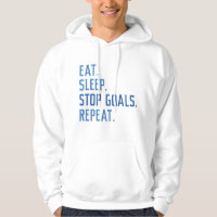 Beenden Sie den Schlaf-Stopp-Goals wiederholen