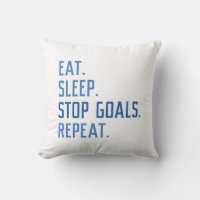 Beenden Sie den Schlaf-Stopp-Goals wiederholen
