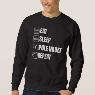 Beenden Sie den Schläfenpolstergriff und wiederhol Sweatshirt