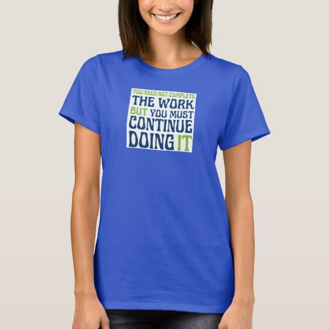 Beenden Sie den T - Shirt (Vorderseite)