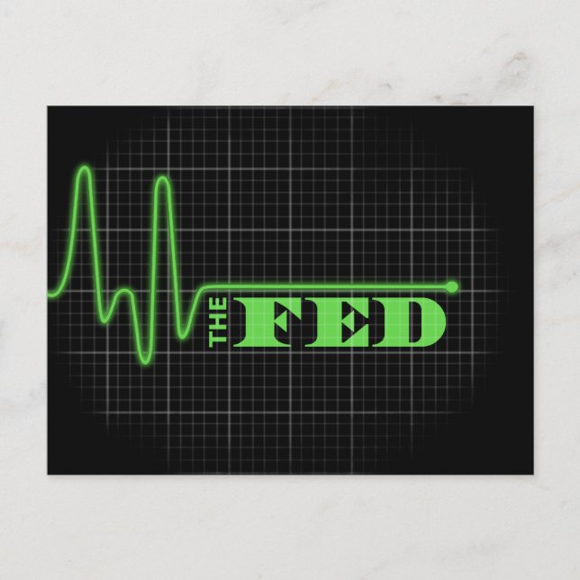 Beenden Sie die Gefüttert Flachlinie Postkarte (Vorderseite)