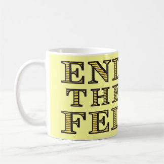 BEENDEN Sie die GEFÜTTERTE Tasse