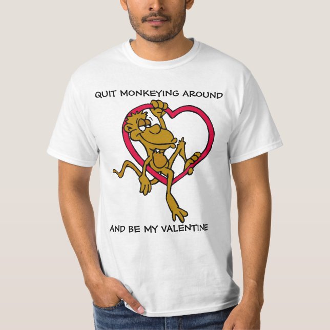 Beenden Sie die Monkeying T-Shirt (Vorderseite)
