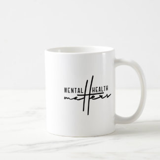 Beenden Sie die psychischen Probleme des Stigmas Kaffeetasse