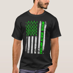 Beenden Sie die Stigma Mental Health Matches Menta T-Shirt