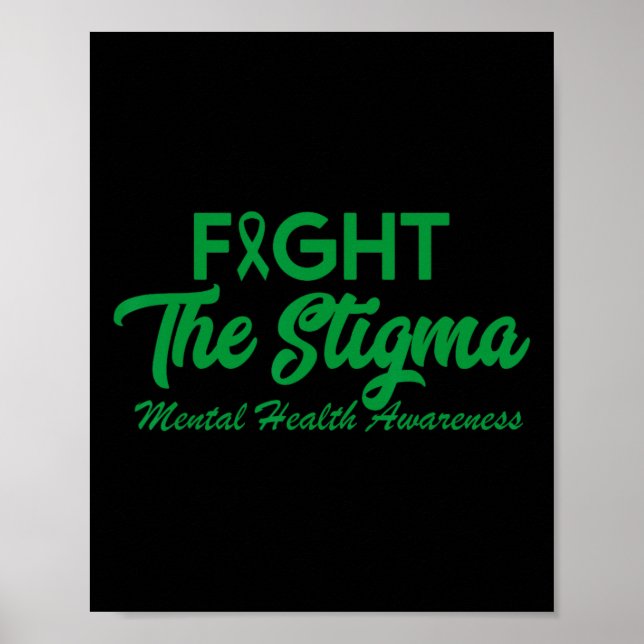 Beenden Sie die Stigma psychische Gesundheitsprobl Poster (Vorne)