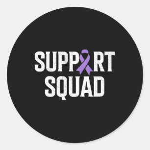 Beenden Sie die Überdosis-Support-Squad-Überdosis- Runder Aufkleber