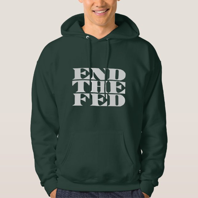 Beenden Sie gefüttert Hoodie (Vorderseite)