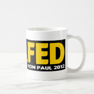 Beenden Sie gefüttert! Ron Paul 2012 Kaffeetasse