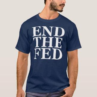 Beenden Sie gefüttert - Weiß T-Shirt