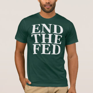 Beenden Sie gefüttert - Weiß T-Shirt