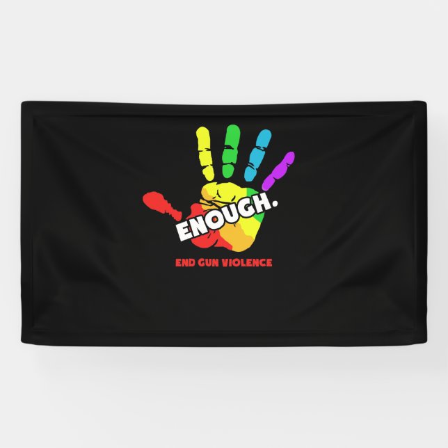 Beenden Sie jetzt die Gewalt von Waffen mit ausrei Banner (Horizontal)