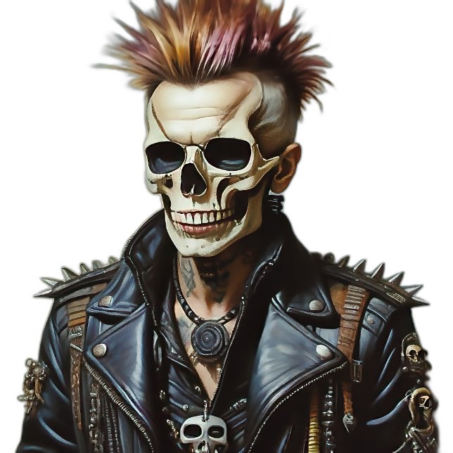 Beenden Sie nicht den Typ des Punk-Schädels, T-Shirt (Von Creator hochgeladen)