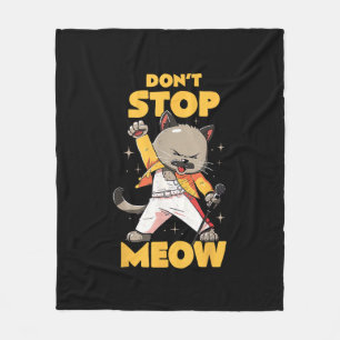 Beenden Sie nicht die Niedliche Freddie Cat Fleecedecke