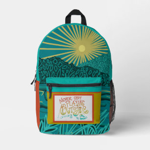 Beenden Sie niemals das Abspielen außerhalb des Dr Bedruckter Rucksack