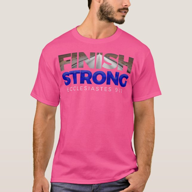 Beenden Sie Strong Christlich Jesus Apparel T Gift T-Shirt (Vorderseite)