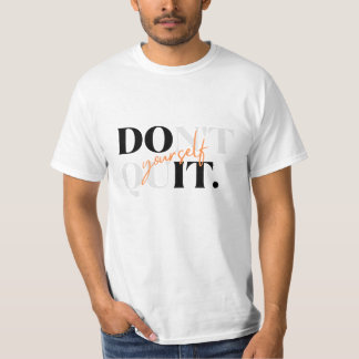 Beenden Sie Typografie-Design-Männer-T - Shirt nic