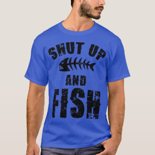 Beenden und hinten fischen T-Shirt