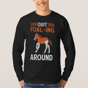 Beenden von Foal um das schottische Hochland Pferd T-Shirt