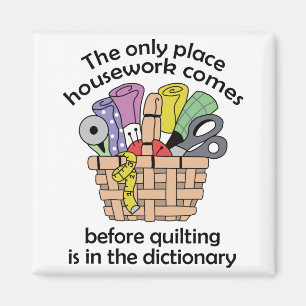 Beenden vor der Hausarbeit Magnet