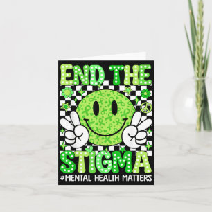 Beendet das Stigma Psychische Gesundheit zählt Bew Karte