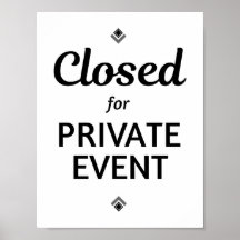 Beendet für eine private Veranstaltung