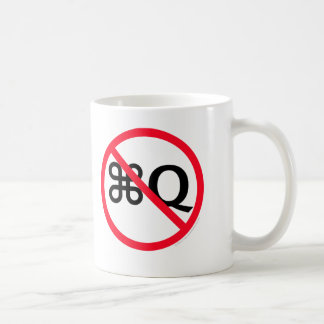 Beendigen Sie nicht Tasse