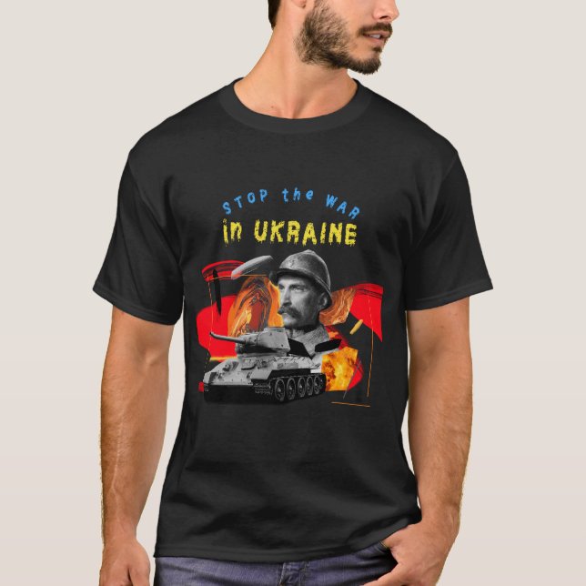 Beendigung des Krieges in der Ukraine - T - Shirt  (Vorderseite)